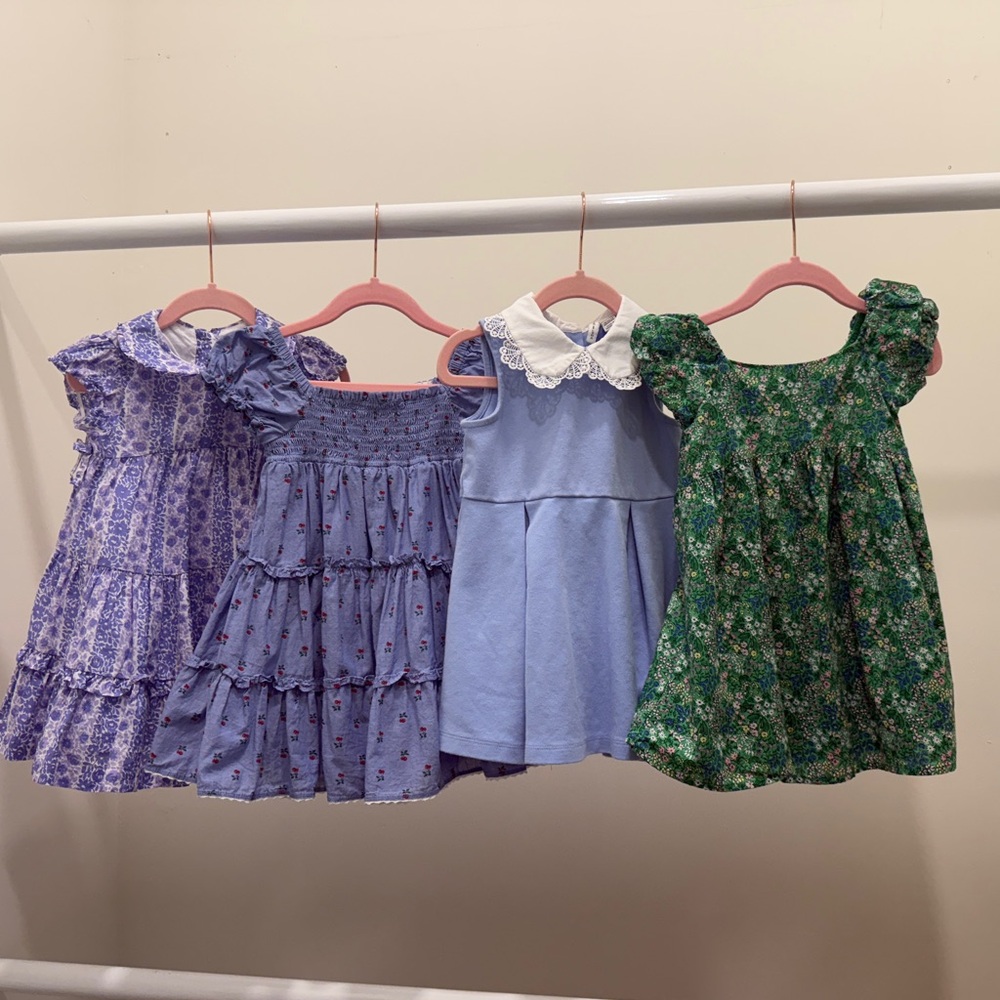 Lot of 4 Janie and Jack 18-24mo Dresses!